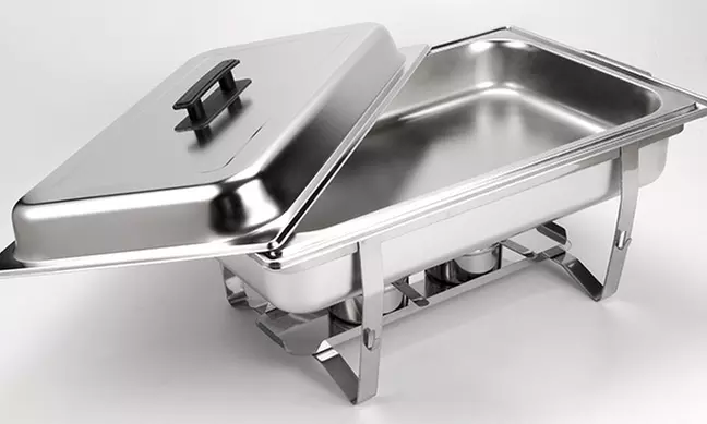 Chafing Dish 9 Quart Chafer Dishes Buffet Set Stainless Steel Rectangular - Second Medium