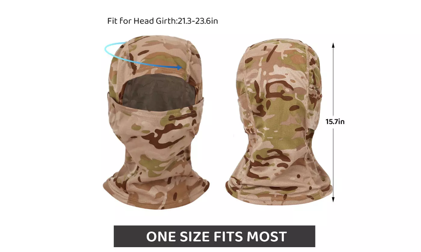 Balaclava Face Mask UV Protection Sun Hood Cooling Motorcycle Ski Running Riding
