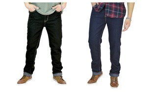 Men's Classic Straight Fit Denim Jeans