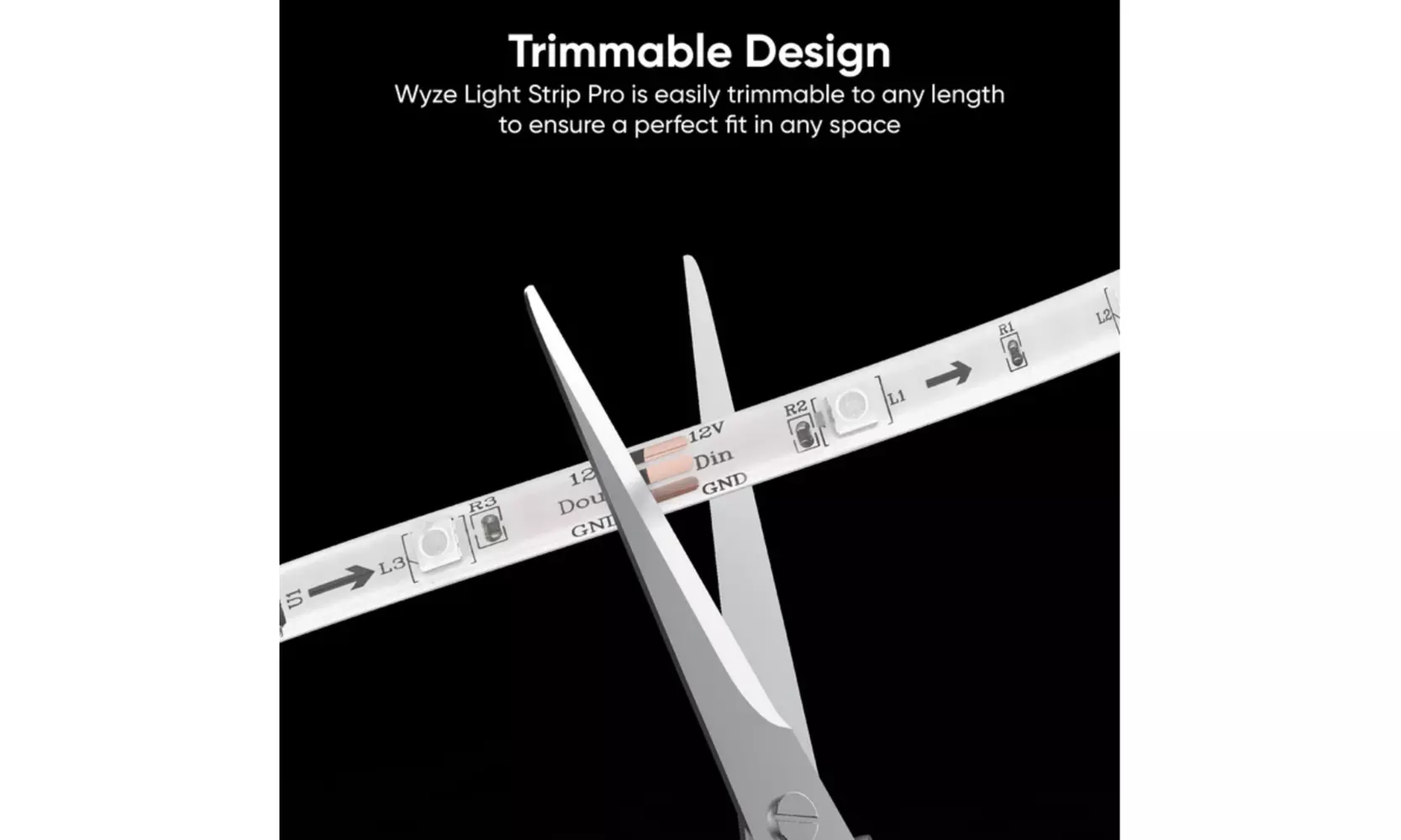 WYZE LED Light Strip Pro with App Control -16 Feet/32 Feet - A Grade Refurbished