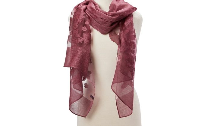 sheer scarves wraps