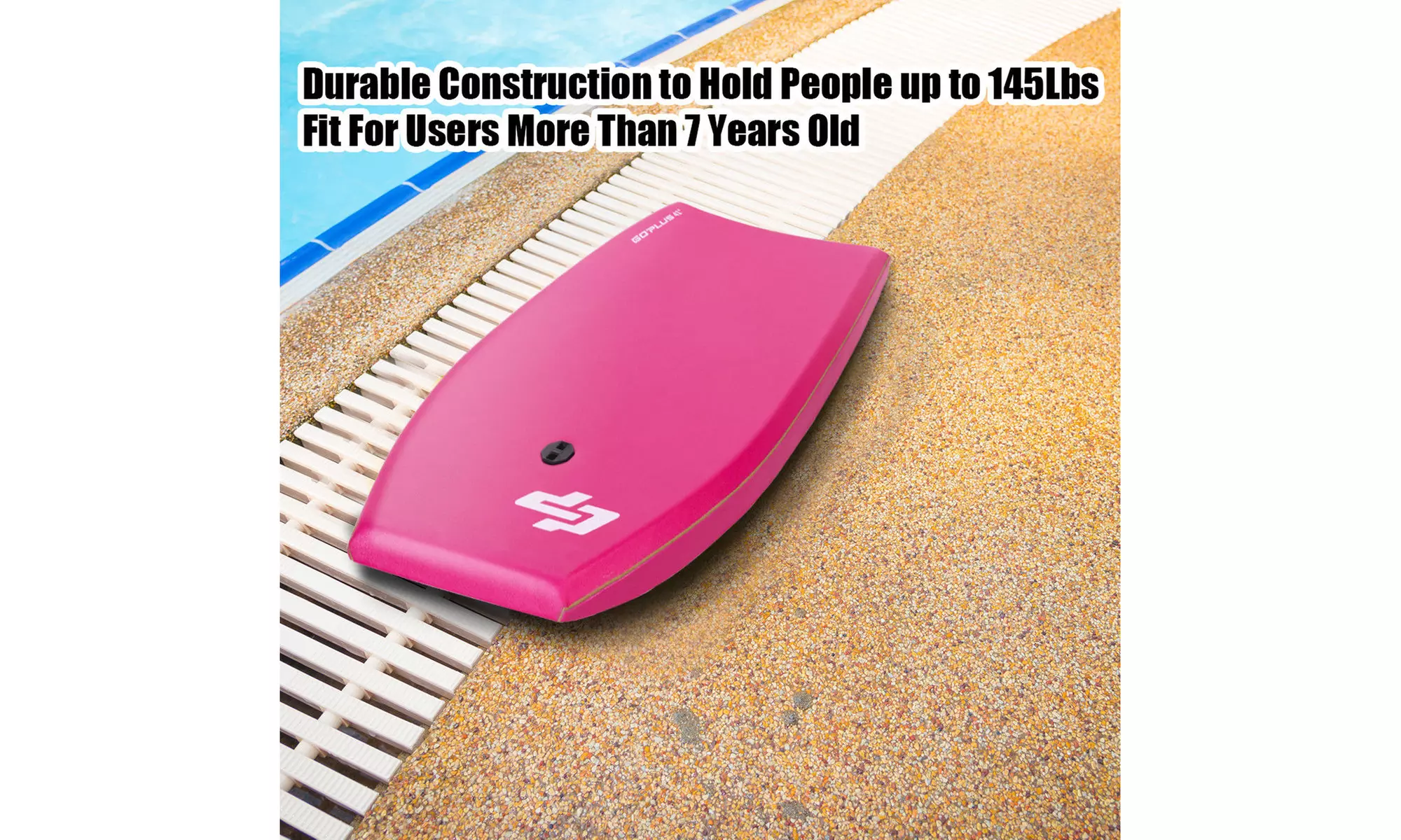 42'' Lightweight Super Bodyboard Surfing W/Leash IXPE Deck EPS Core Boarding