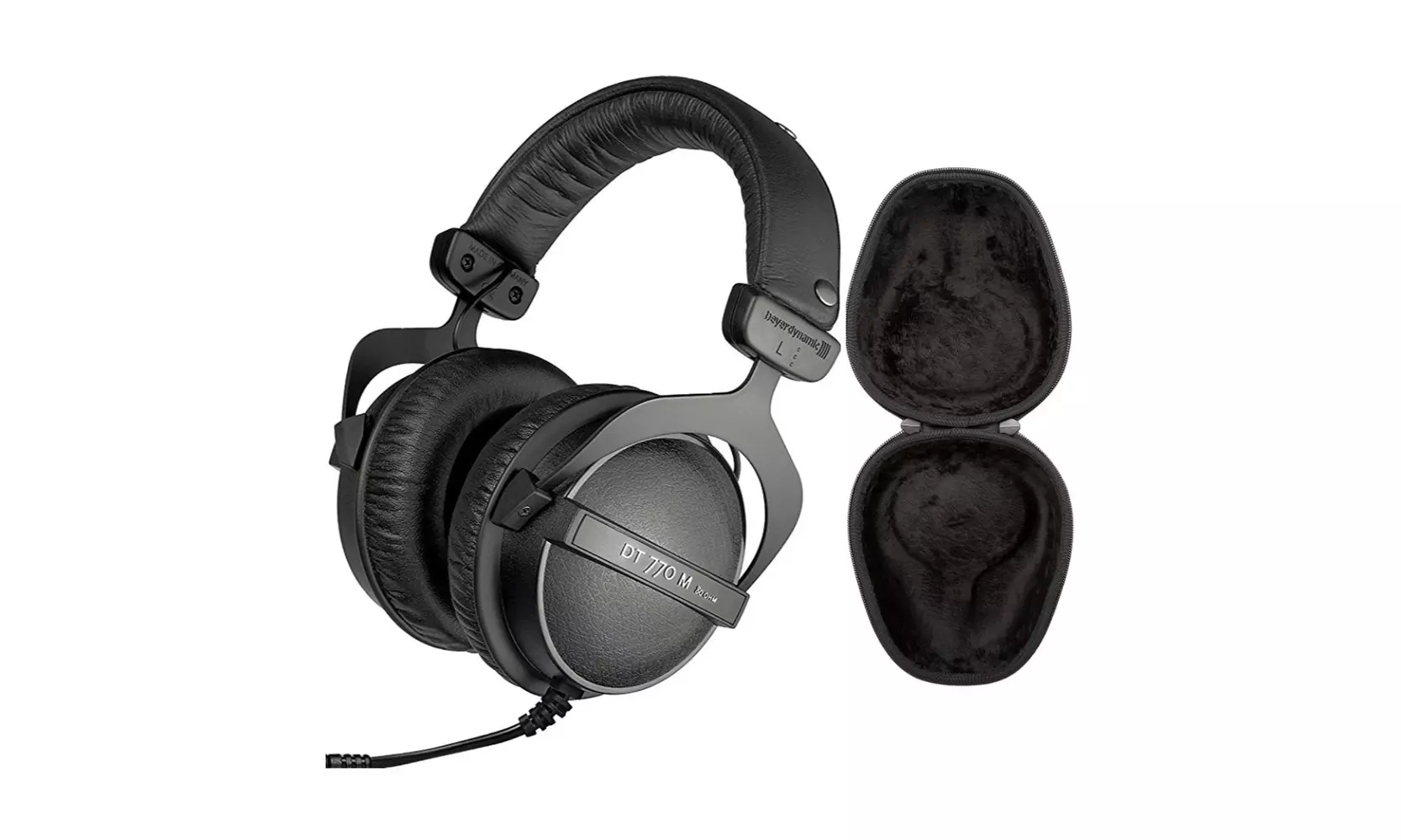 Beyerdynamic DT 770M Headphones (80 Ohm) and Hard Shell Case Bundle - Primary Image