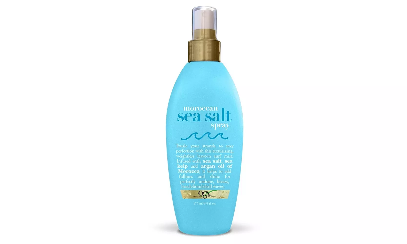 OGX Argan Oil of Morocco Hair-Texturizing Sea Salt Spray, Curl-Defining Leave-In - Primary Image