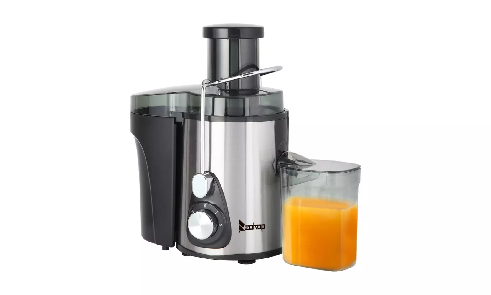 ZOKOP 600W Large Caliber 600ML Juice Cup Double Gear Electric Juicer Machine - Primary Image