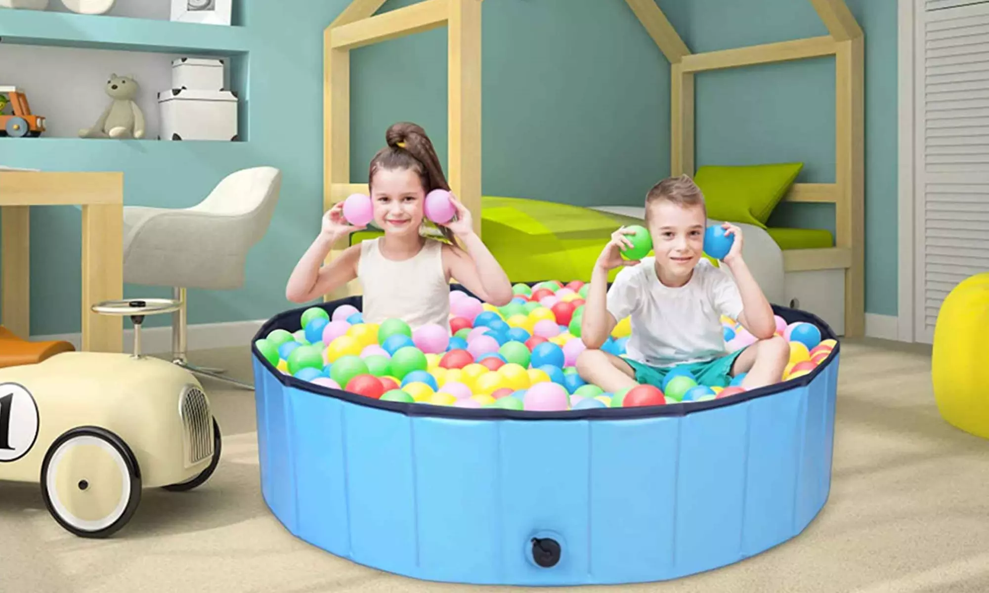Folding Kiddie Toy Pools Dog Pool Swimming Pools Beach Pool Ball Pool Sand Pool - Primary Image