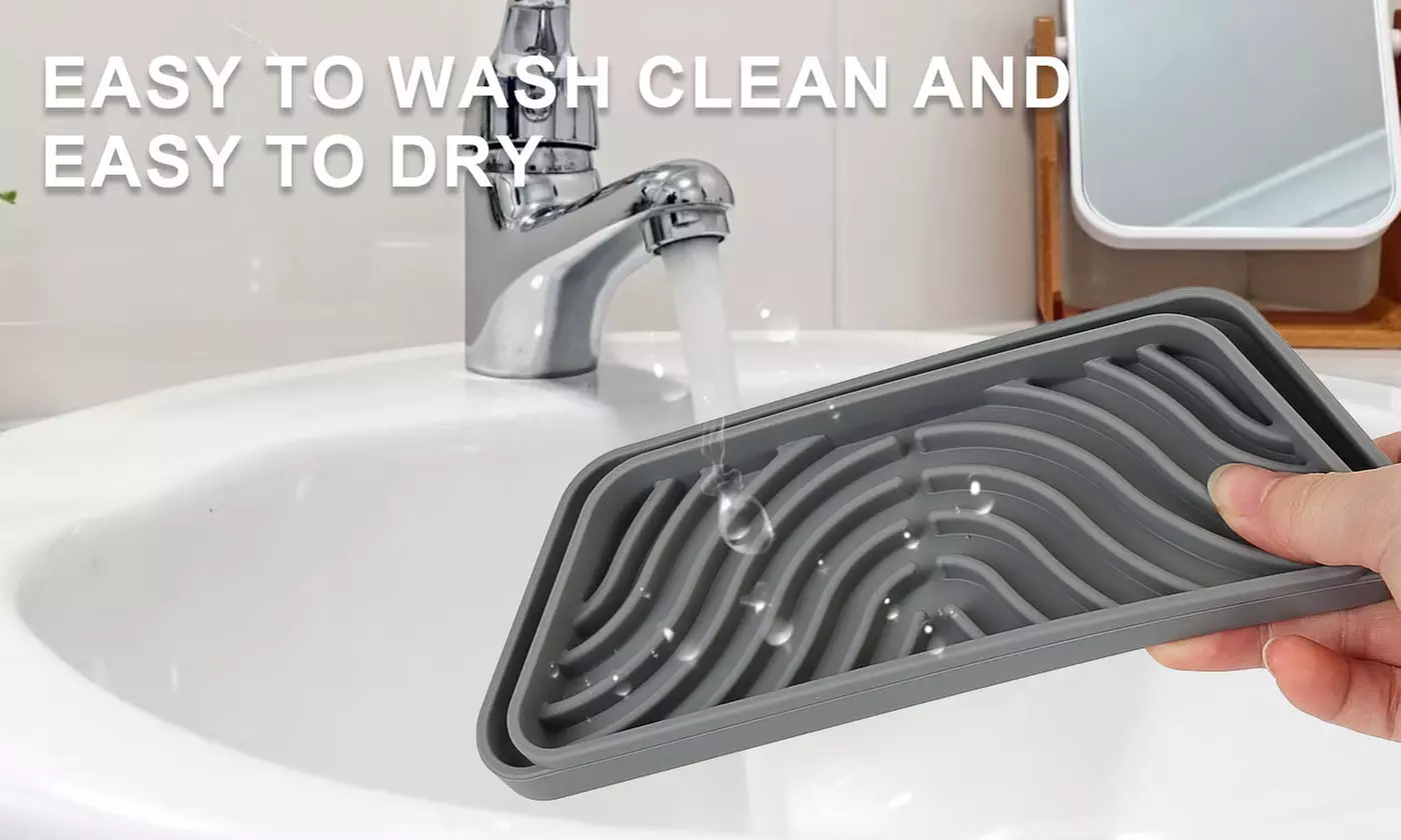 Refrigerator Drip Catcher Tray Water Dispenser Prevents Water Splashes(2PCS)
