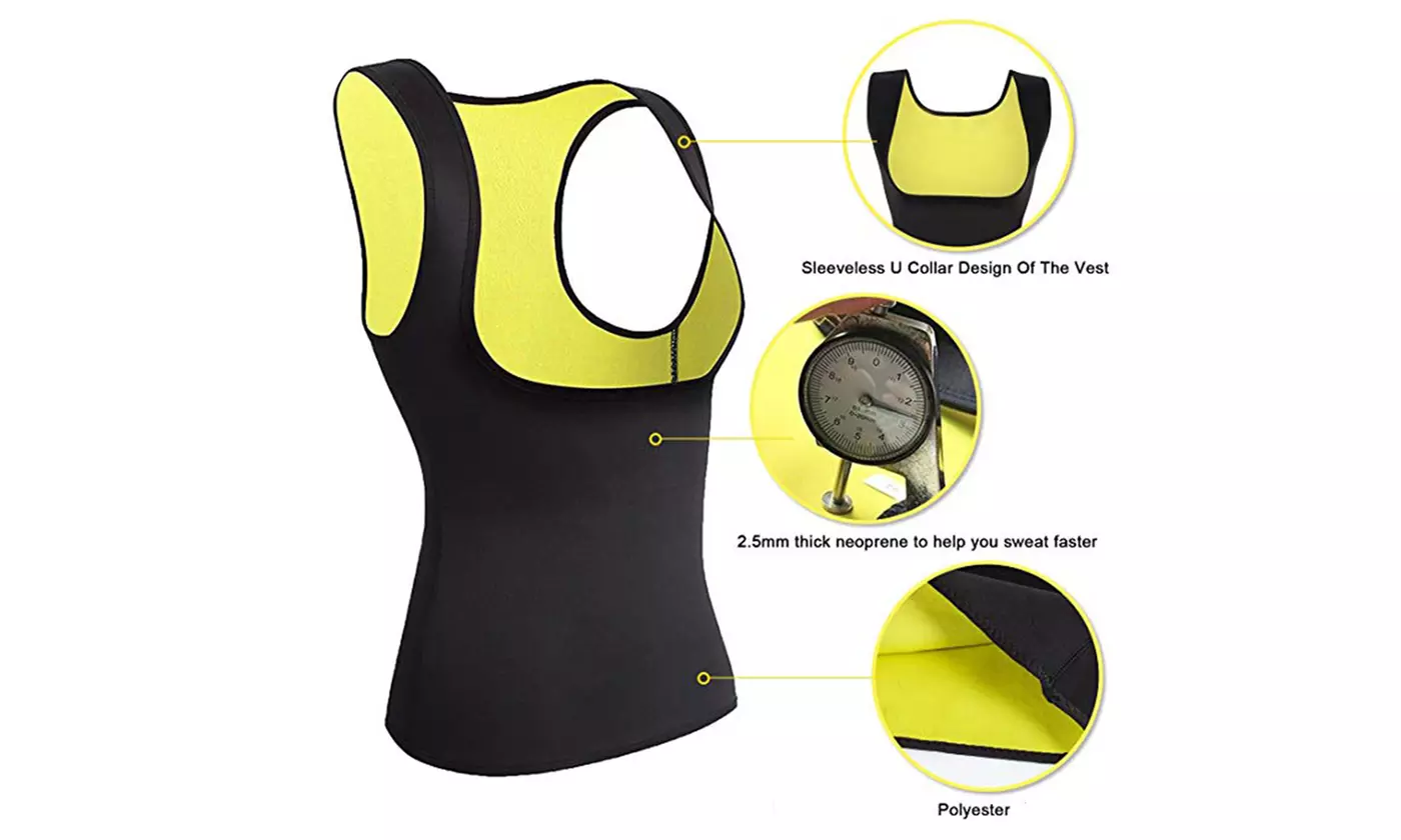 Body Shaper For Women Neoprene Sweat Sauna Vest Waist Trainer Cincher Shapewear