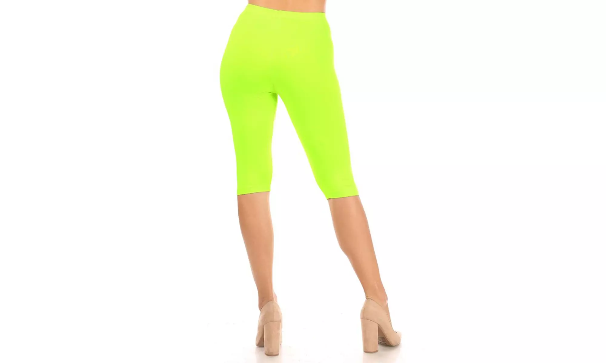 Women's Casual Solid Slim Running Yoga Capri Leggings (Pack of 3)