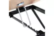 Portable Foldable Laptop Notebook PC Desk Table Adjustable Steel Stand MDF Tray - Second Medium