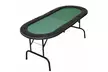 Foldable 8 Player Poker Table Casino Texas Holdem Folding Poker Play Table New - Second Medium