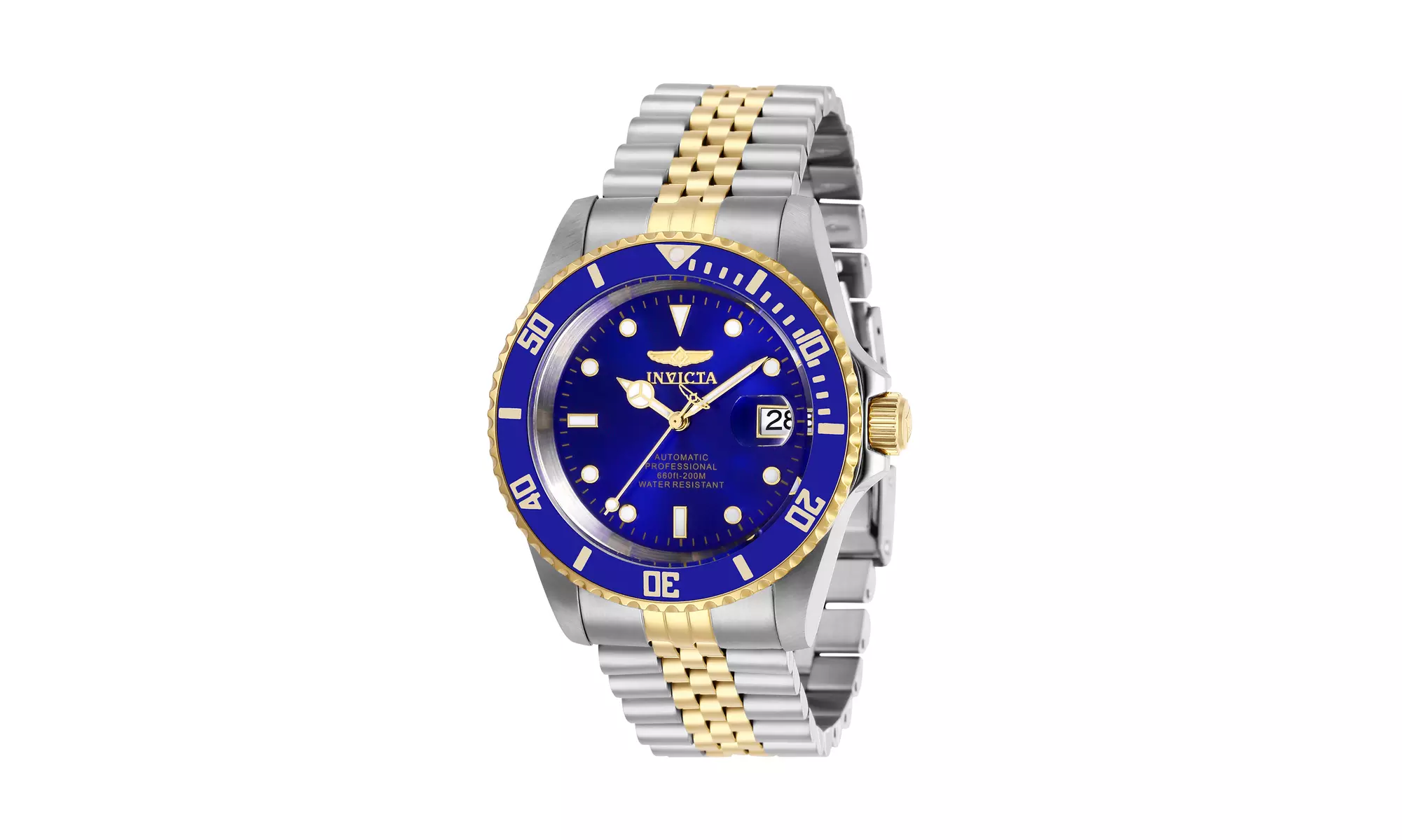 Invicta Mens 29182 Blue Stainless Steel Automatic Formal Watch - Second Medium