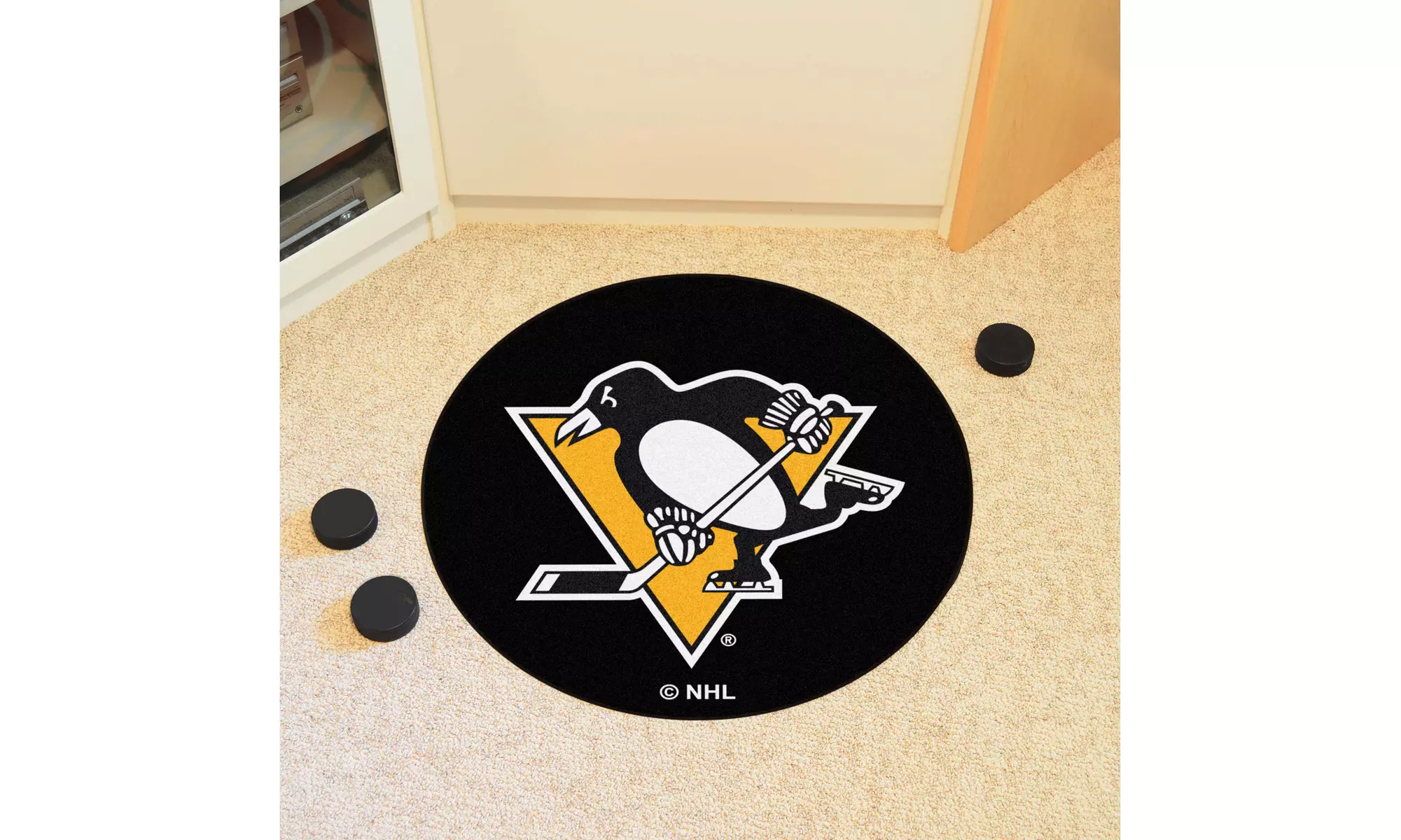 Fanmats NHL 27'' Round Puck Mats - Primary Image