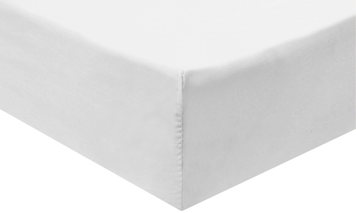 Queen Size 100% Cotton Fitted Sheet Only 600 Thread Count | Groupon