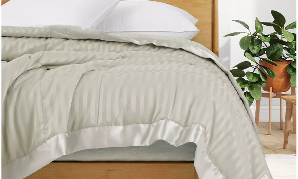 Peace Nest All Season Soft Cozy Warm Bed Blanket with Satin Trim