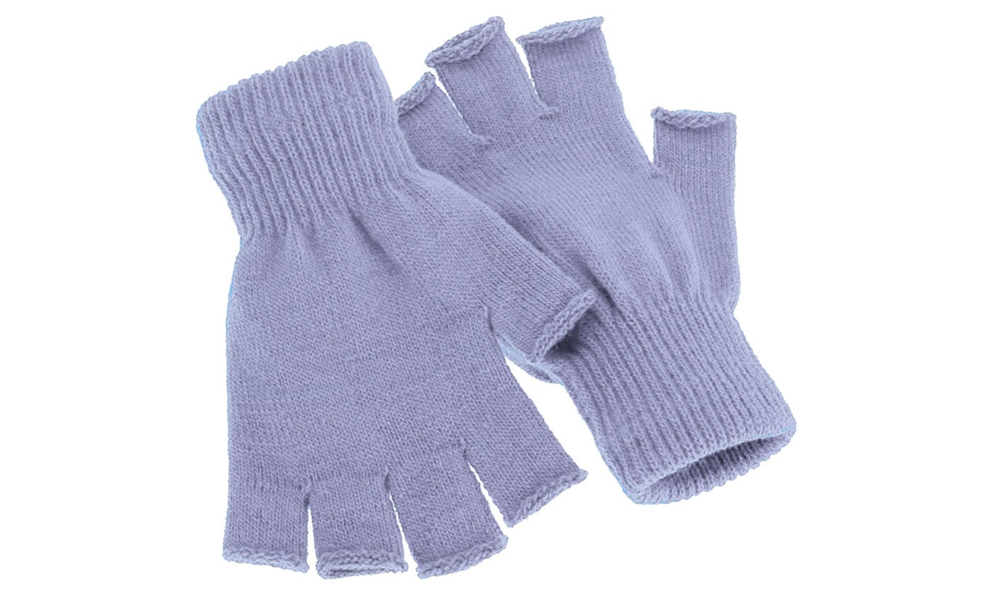 Winter Warm Keep Magic Fingerless Half Finger Knitted Gloves Mittens