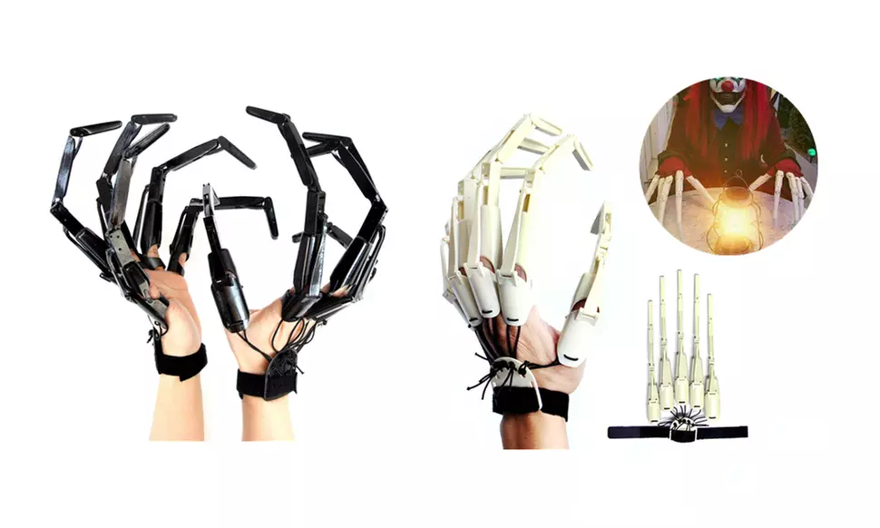 Halloween Articulated Fingers 3D Printed Finger Extensions Cosplay Props - Primary Image