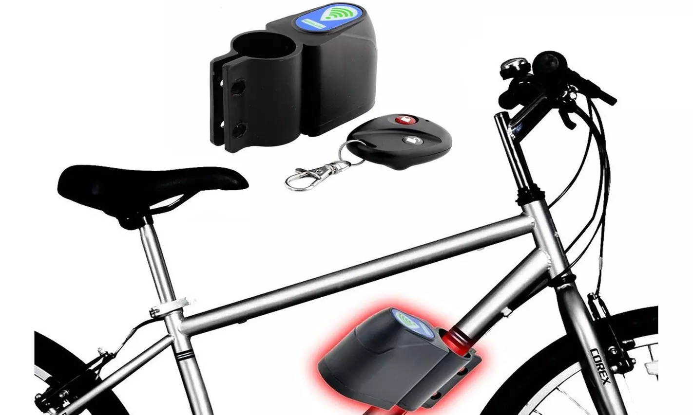 Cycling Security Lock Vibration Alarm Anti-theft Remote Control - Second Medium