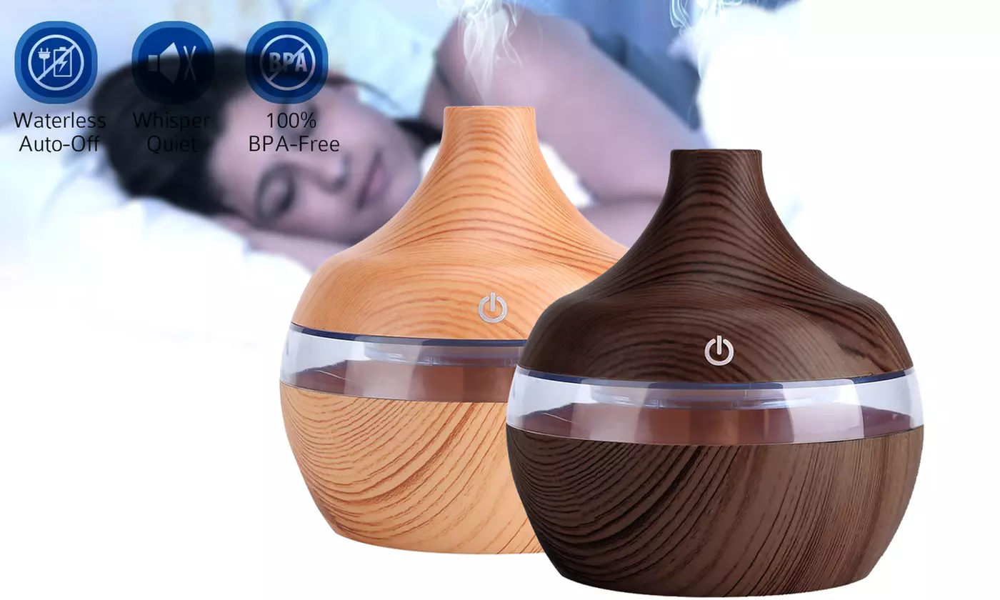7 Color LED Ultrasonic Aroma Humidifier Air Aromatherapy Essential Oil Diffuser - Primary Image