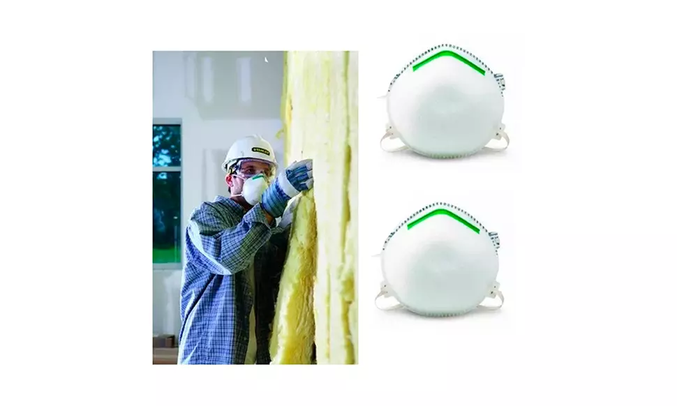 Stanley N95 Disposable Respirators 2 Pack With Boomerrang Nose Seal - Primary Image