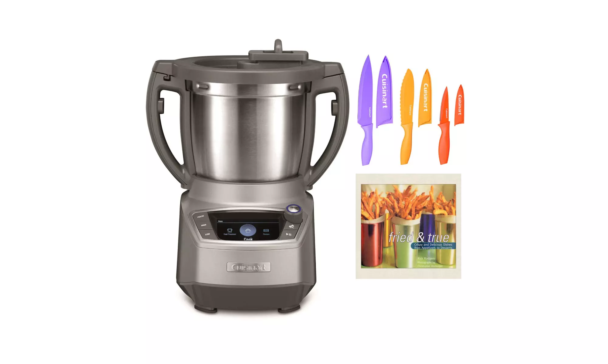 Cuisinart FPC-100 Complete Chef Cooking Food Processor with Knife Set & Cookbook - Primary Image