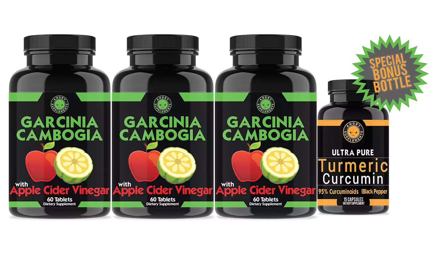 Garcinia Cambogia with Apple Cider Vinegar and Mini Turmeric Curcumin - Primary Image