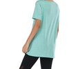 Image 3: Womens Yoga Top Short Sleeve Loose Crew Neck Workout Shirts Activewear