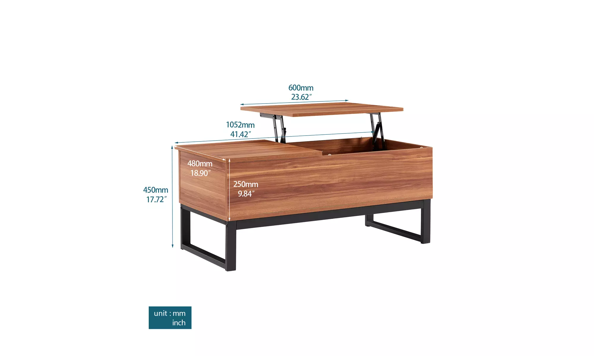 Morden Liftable and Lowerable Table Top Computer Table - Second Medium