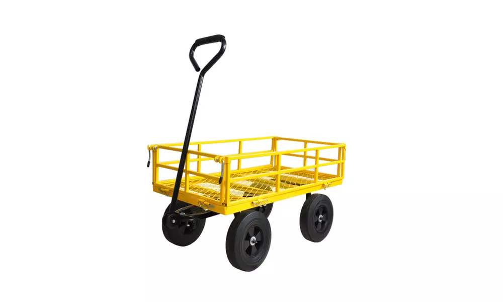 Heavy Duty Steel Utility Cart Garden and Tools Wagon - Second Medium