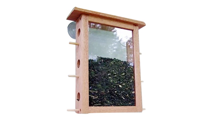 Coveside 40000 See Through Window Mount Bird Feeder Groupon