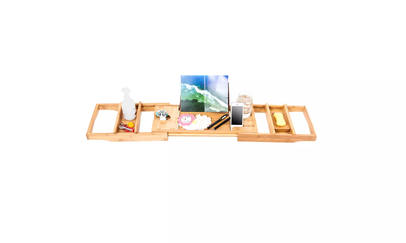 Bamboo Bathtub Caddy Tray - Second Medium