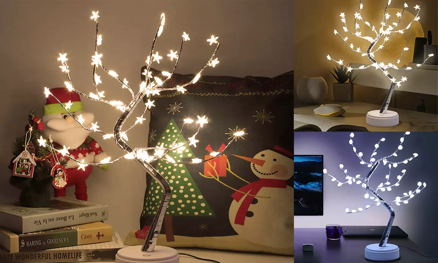 ItBelongs2U LED Copper Wire Bonsai Tree Light Home Decor - Primary Image