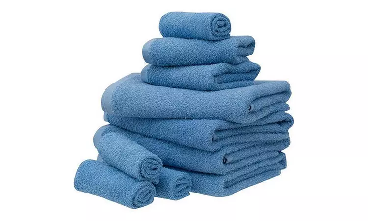 Mainstays Value Terry Cotton Bath Towel Set - 10 Piece Set - Primary Image