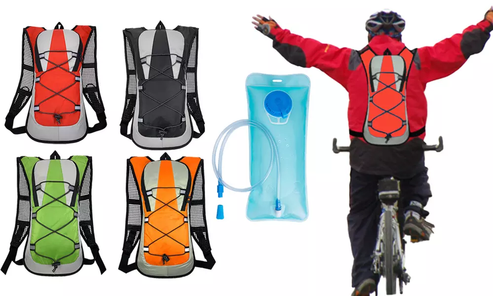 5L Running Hydration Backpack Rucksack, Removable Water Bladder Bag - Primary Image