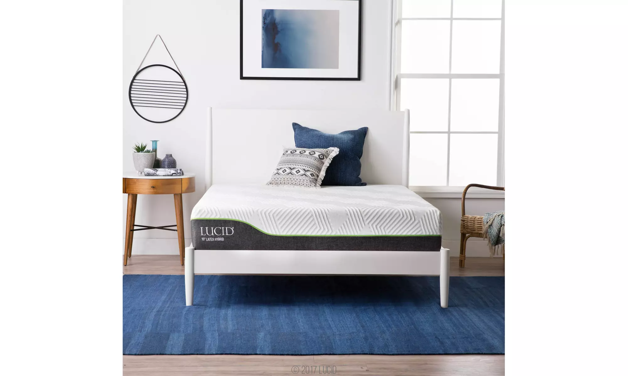 LUCID 10" Latex Hybrid Mattress - Second Medium