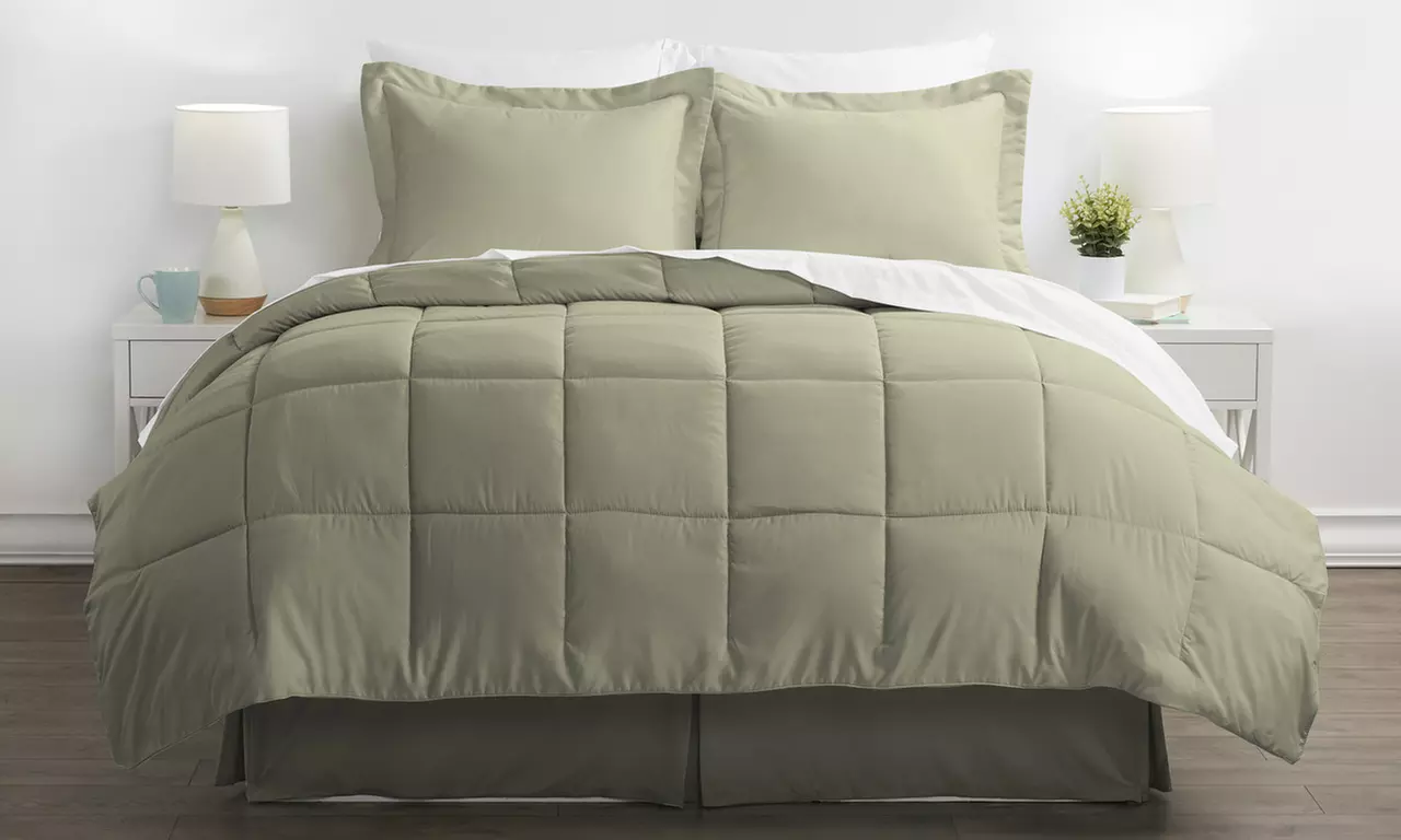Merit Linens Premium Comforter set (8-Piece)