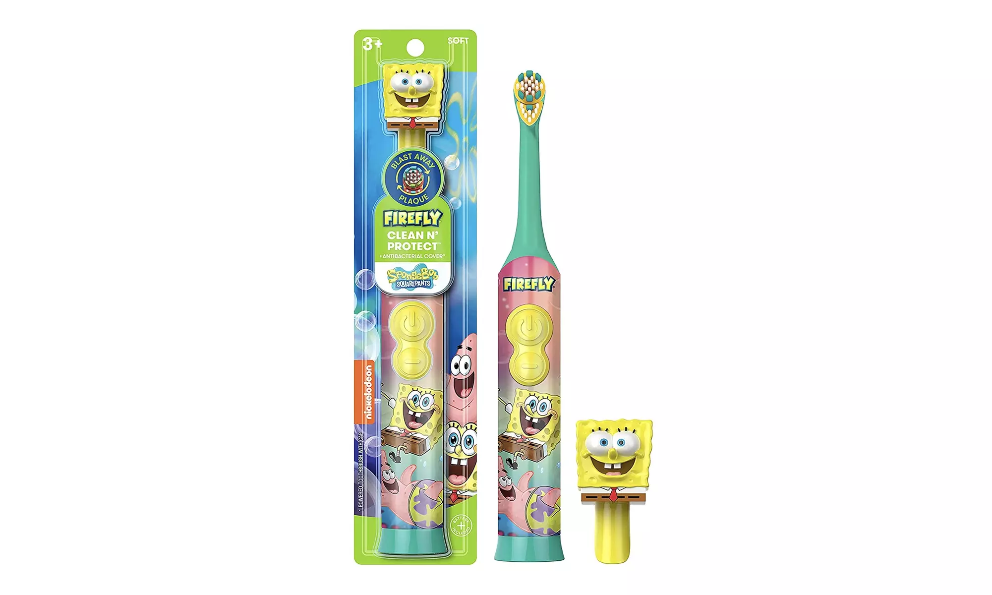 Clean N Protect Spongebob Power Toothbrush - Primary Image