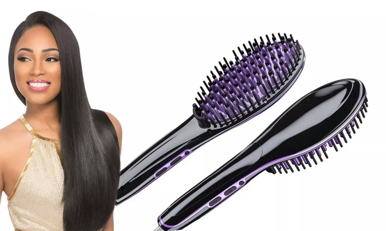 InstaMagic Hair Straightener Ironing Brush - Primary Image