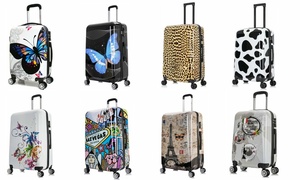 InUSA Prints Lightweight Hardside Spinner: Carryon & Checked Luggage Options