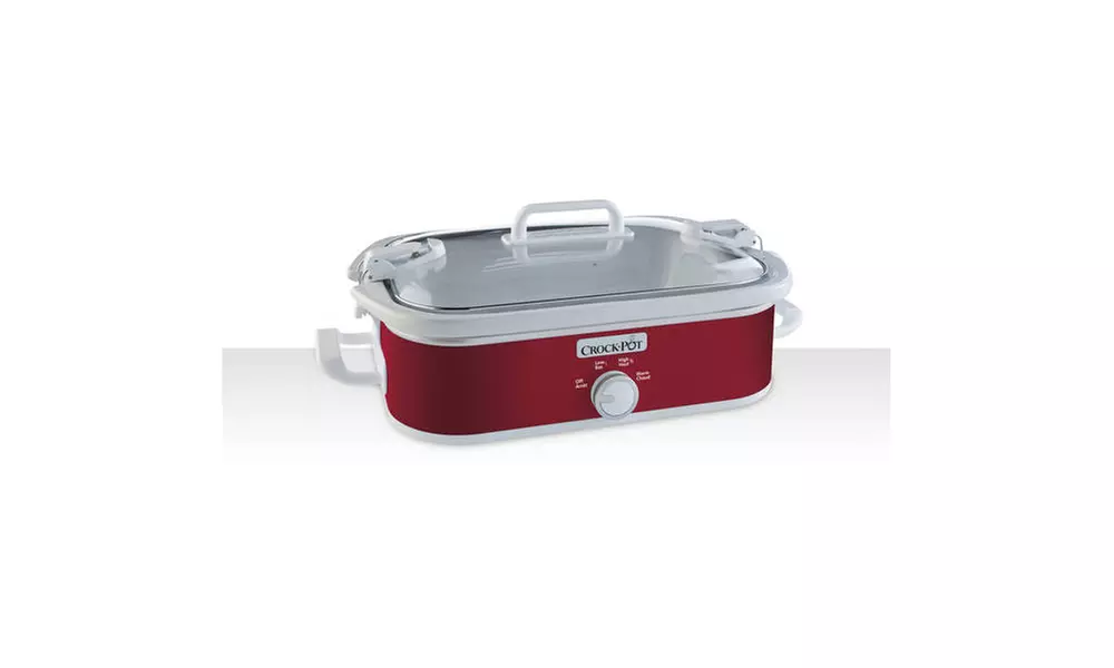 Crock-Pot SCCPCCM350-R Casserole Crock Pot Red - Primary Image