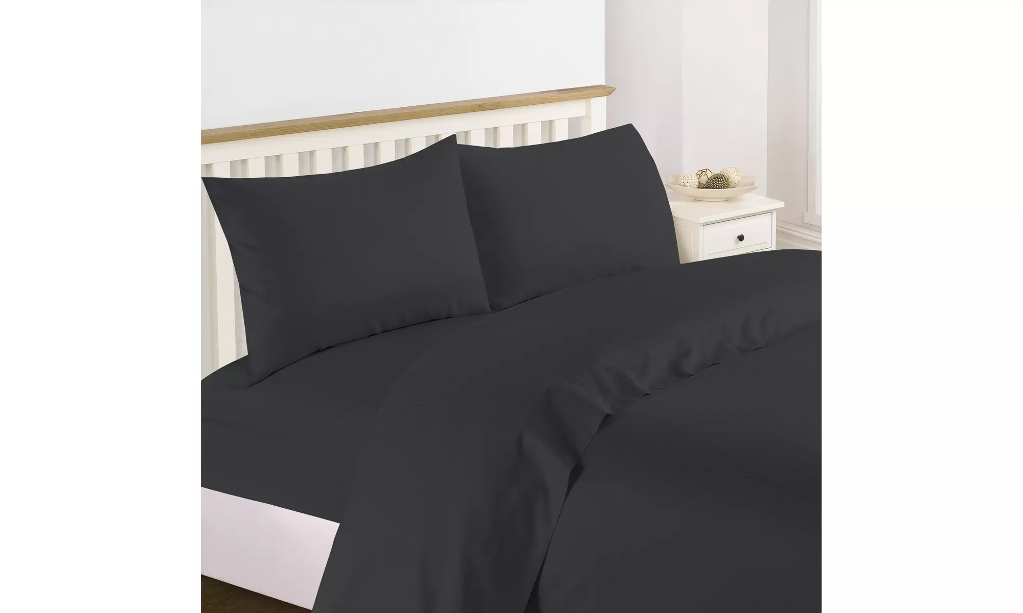 Bedding Collection 1200 Thread Count 100% Cotton Stripe Sheet Set