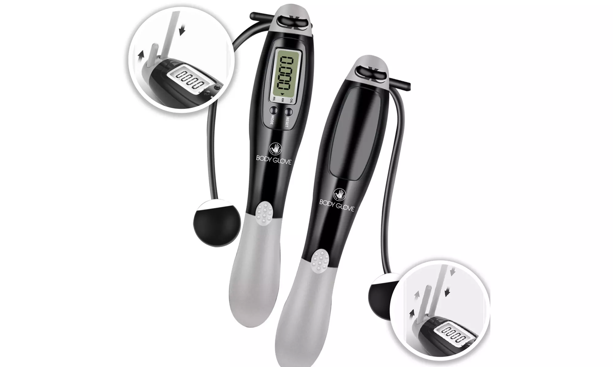 Body Glove Intelligent Counter Jump Rope Steel Wire Ski Rope Two Way Jump Rope