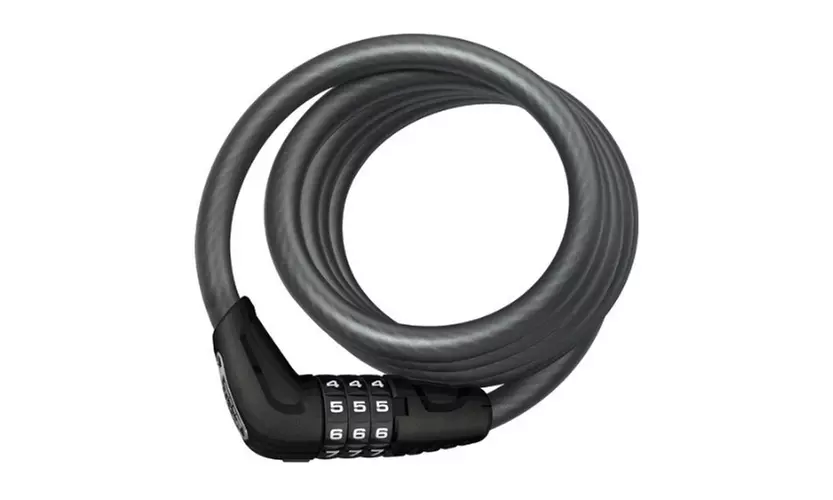Abus 4508C/180/8 Star Combo Cable Lock (Black) - Primary Image