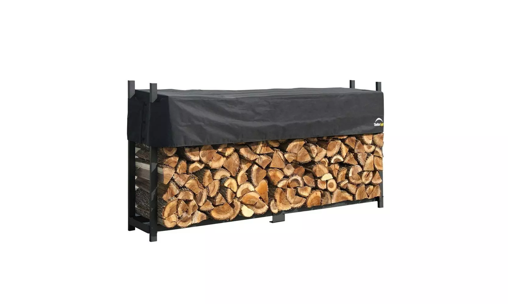 ShelterLogic 90401 4 ft.   1 2 m Heavy Duty Firewood Rack with Cover - Second Medium