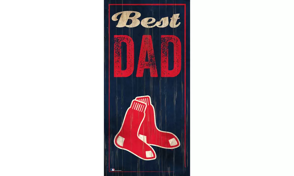 Fan Creations MLB 6x12 Best Dad Sign - Primary Image
