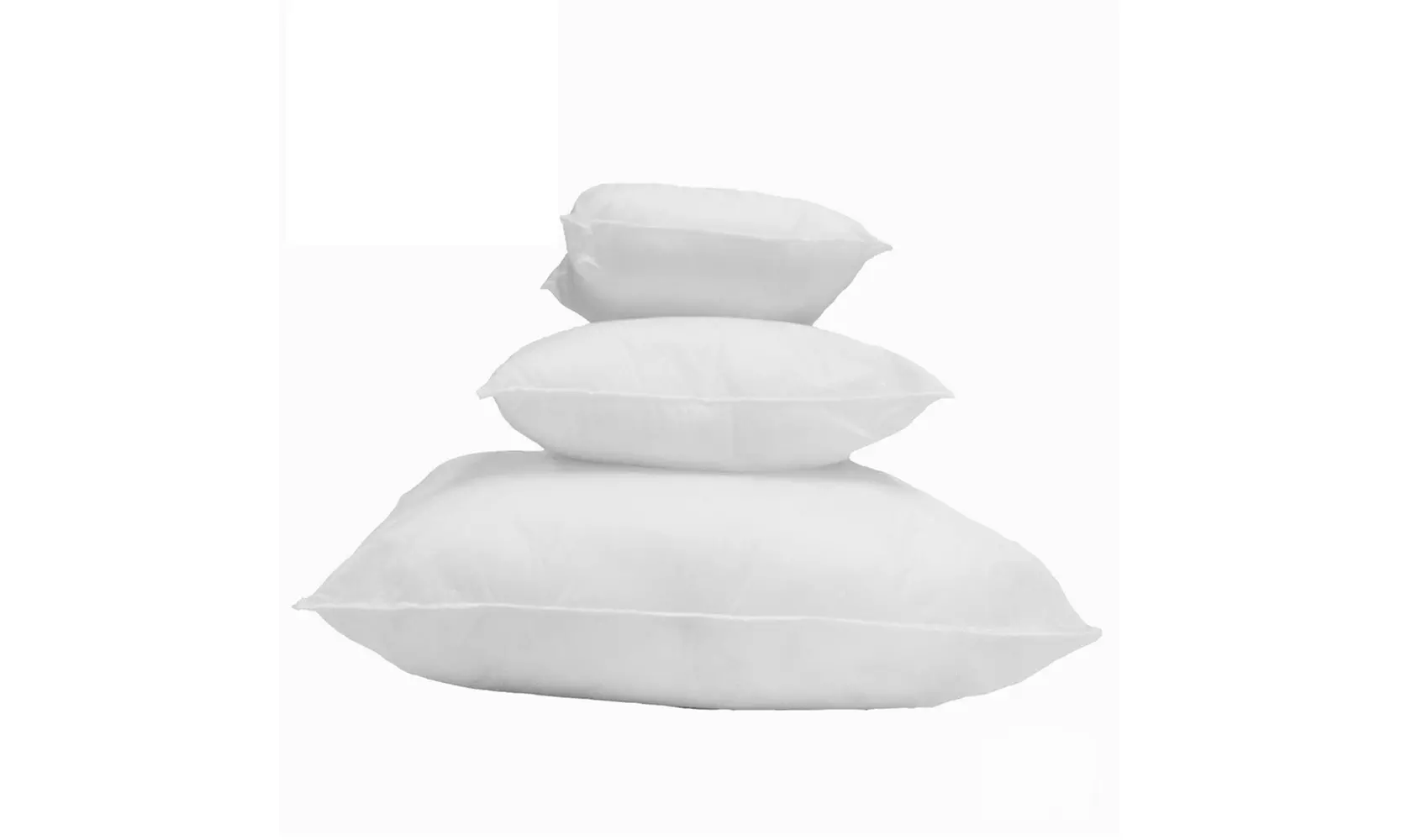 NEW Square Euro Pillow Form Insert- Made In USA Pillow Forms Insert- ALL SIZES!! - Primary Image