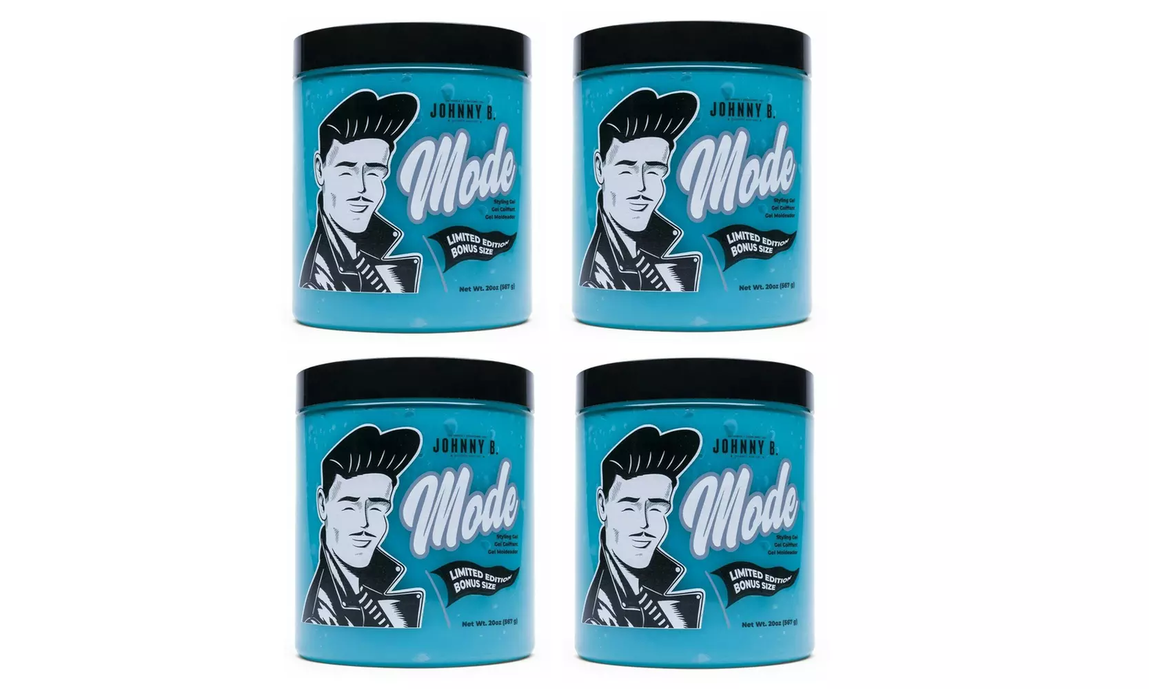 Johnny B Mode Styling hair Gel 20oz Limited Edition Bonus Size - Primary Image