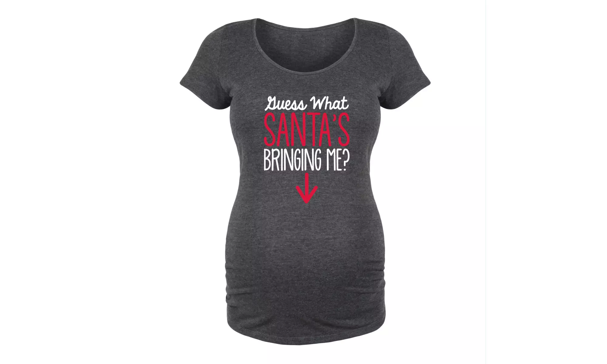Women's Holiday Maternity Short Sleeve Tees - Primary Image