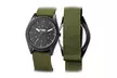 Shark Sport Watch Mens Nylon Band Quartz Wristwatch, Green SAW039 - Second Medium