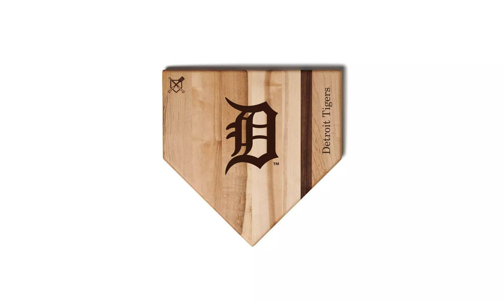MLB 12-Inch or 17-inch Wooden Home Plate Cutting Board